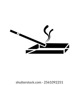 Cigarette icon,smoke area icon vector logo template icon . vector illustration, pictogram isolated on white background. color editable