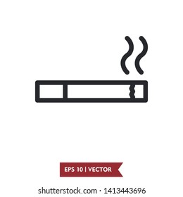 cigarette illustration icon vector symbol, eps 10