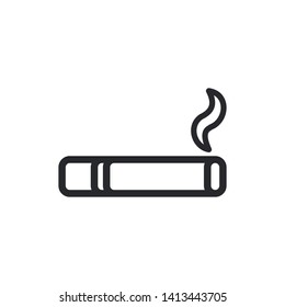cigarette illustration icon vector symbol, eps 10