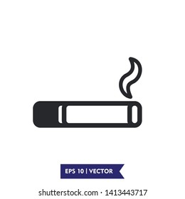 cigarette illustration icon vector symbol, eps 10