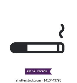 cigarette illustration icon vector symbol, eps 10