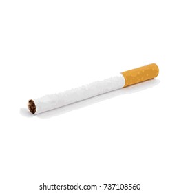 Cigarette. Illustration on white background.