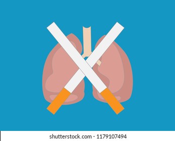 cigarette is injurious to lungs  