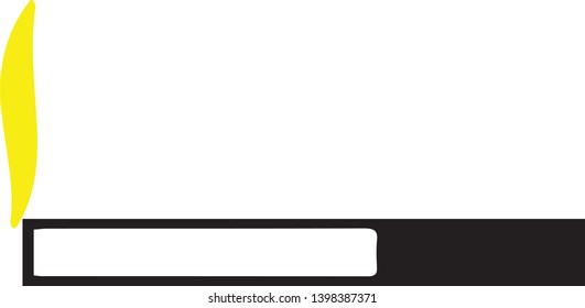cigarette isolated on white background, vector