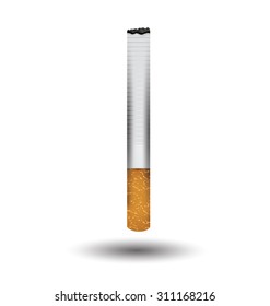 Cigarette isolated on a white background
