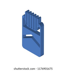 Cigarette isometric left top view 3D icon