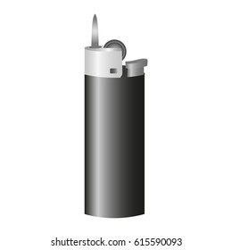 cigarette lighter icon vector illustration