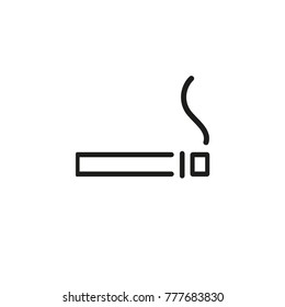 Cigarette line icon