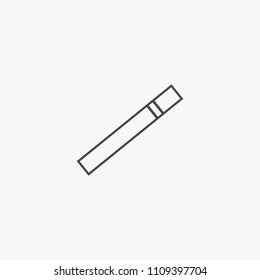 Cigarette line vector icon
