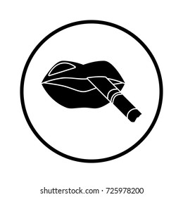 cigarette mouth icon