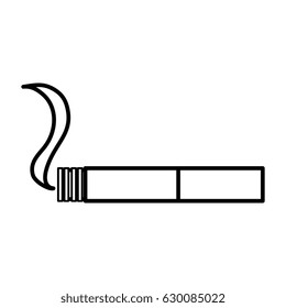 Cigarette on isolated icon
