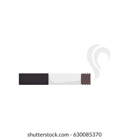 Cigarette on isolated icon
