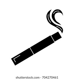 Cigarette on isolated icon