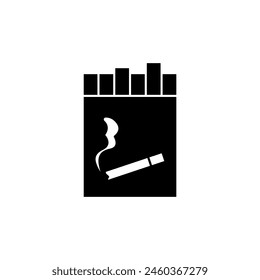 cigarette pack concept line icon. Simple element illustration.cigarette pack concept outline symbol design.