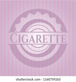 Cigarette pink emblem