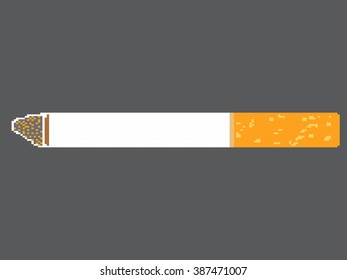 Cigarette Pixel Art Background