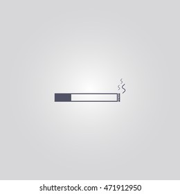 cigarette sign. icon design