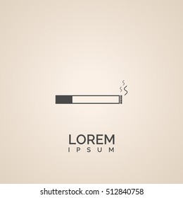 cigarette sign. icon design