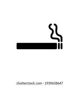 Cigarette signsymbol. Cigarette Smoking icon Vector