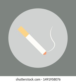 cigarette simple logo is a logo like cigarette with simple colors, suitable for various needs of your company or business logo,