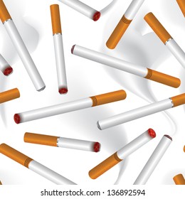cigarette smoke seamless background
