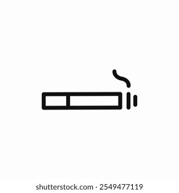 cigarette smoking icon sign vector