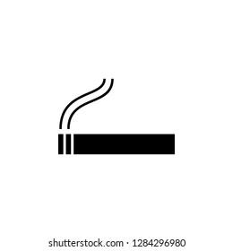Cigarette smoking icon. Simple glyph vector of universal set icons for UI and UX, website or mobile application