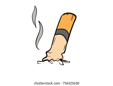 cigarette smoking icon vector