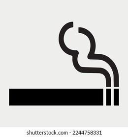 Cigarette Smoking Icon vector illustration