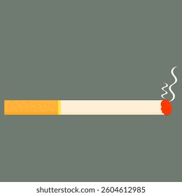 cigarette. smoking. cigarette smoke. health and lifestyle theme. vector illustration