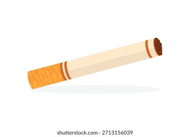 Ilustración de concepto de palo de cigarrillo, archivo de Vector, ícono de cigarrillo, conjunto de íconos simples. Ilustración de concepto de humo de tabaco en estilo plano de Vector.