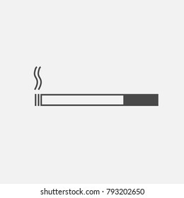 cigarette stick vector icon tobacco tar nicotine vector icon for health hazard and drugs