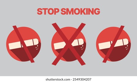 cigarette stop smoing cigar sign mark symbol sticker collection