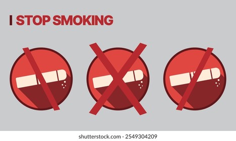 cigarette stop smoing cigar sign mark symbol sticker collection