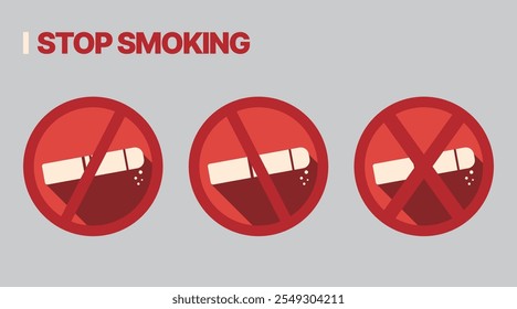 cigarette stop smoing cigar sign mark symbol sticker collection