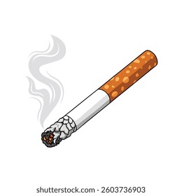 Cigarette vector art illustration design