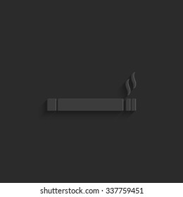 Cigarette - vector icon