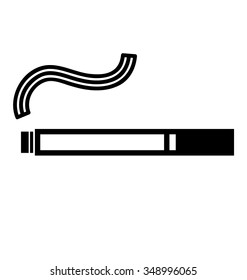Cigarette vector icon. Illustration on white background.