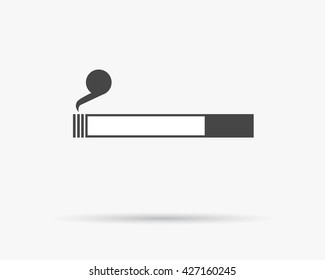 Cigarette vector icon, Smoking symbol