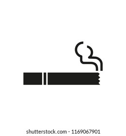 cigarette vector icon in trendy flat design