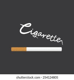 Cigarette. Vector Illustration Eps10
