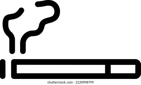 Cigarette Vektorgrafik auf transparentem Hintergrund.Premium-Qualität symmbols.Stroke Vektorsymbol für Konzept und Grafikdesign.