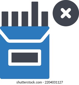 Zigarette Vektorgrafik auf transparentem Hintergrund. Hochwertige Symbole. Glyphen Vektorsymbole für Konzept und Grafikdesign. 
