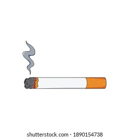 cigarette vector isolated on white background