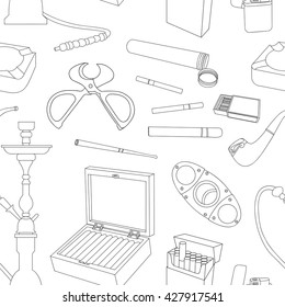 Cigarettes, Cigars and Smoking Accessories pattern