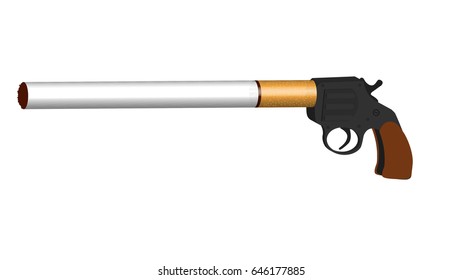 Cigarettes equal to A gun