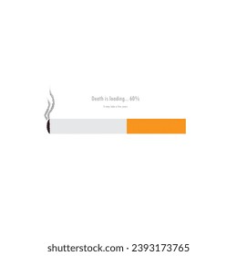 Icono de cigarrillos sobre fondo blanco.