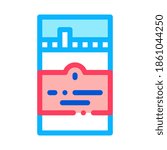 Cigarettes Icon Vector. Outline Cigarettes Sign. Isolated Contour Symbol Illustration