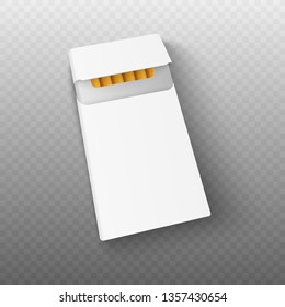 Cigarettes pack.realistic style for mockup.vector illustration