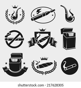 Cigarettes set. Vector 